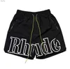 Мужские шорты Rhude Mens Athletic Casual Short Short Мужские женские женские классические пляжные модные роскошные роскошные хип -хоп пары4T58