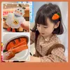 Accessori per capelli Pz / set Bambini Cute Soft Faux Fur Cartoon Flower Ornament Clips Baby Girl Sweet Barrettes Forcine Accessori per bambiniCapelli