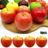 Decorative Flowers 4pcs Pack Artificial Plastic Fruit Fake Display For Party Dining Room Kitchen Home Foods Decoration Accessories