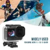 セルフィーモノポッドGoProヒーローの防水ケース11 10 9ブラックアクセサリー60mダイビングハウジングカバープロテクター水中シェルGO PRO 10 9カメラ230325