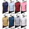 Men's Casual Shirts Arrival Brand Summer Business Short Sleeves Turn-down Collar Tuxedo Men Big Size 5XL 230325