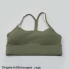 Aktywne zestawy Lululemens Women Yoga Bra Fitness Gym Ubrania Kobieta moda bezprzewodowa dziewczyny