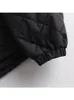 Damenjacken YENKYE Herbst Frauen Oversize Stepp Flugjacke Vintage Schwarz Langarm Weibliche Reißverschluss Oberbekleidung Lose Mantel 230325