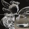 Vaser transparent hög borosilikat glas vas ängel kreativ växt blomman enhet ordna för vardagsrum hem dekor verktyg