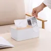 Tissue Boxes & Napkins Wooden Napkin Box Toilet Paper Holder Chic Car Home Accessories Table Case Sundries Organizer Phone