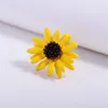 Brosches stift koreansk mode söt daisy pin anti-burnout halsduk spänne ponny 2023 kors varumärke design blommam smycken