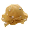 Chapeaux à large bord enfants bébé seau chapeau 2023 printemps été arc fruits imprimé soleil princesse Protection crème solaire casquette pêcheur