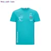 Camisetas para hombres 2021 F1 Equipo Short Seve Camiseta Traje de carreras Trabajo de automóvil Coche deportivo Fórmula Uno Traje de carreras 0325H23