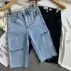 Damen-Shorts, Jeans-Shorts, Damen-Sommer-Outfits, dünne Jeans mit zerrissenen Löchern, kurze hohe Taille, Damen-Streetwear-Unterteile, modisch, blau, schwarz, 230325