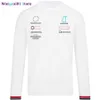T-shirts voor heren Nieuw Formule One Team F1 Racing Suite Men's Long Sedved T-Shirt Custom F1 Official Same kleding Fan Modellen 0325H23
