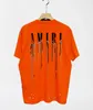 2023SS Maglietta da uomo maglietta da uomo Maglietta da donna da donna Oversize T-shirt Man Fashion Man Cotton Tees Casual Tenio a manica corta Hip Hop Streetwear Shirts Orange Colore XXL XXL