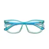 Lunettes de soleil Cadres Fille Mode Bleu Lumière Bloquant Lunettes Cadre Radioprotection Lunettes Petit Visage Style Lunettes Avec Charnière À Ressort 230325