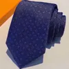 Luxury New Designer Men's Letter 100% Tie Silk Necktie black blue Aldult Jacquard Party Wedding Business Woven Fashion Design Hawaii Neck Ties With box 787