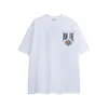 Camiseta Masculina Plus Tees Polo Branco Algodão Impressão Personalizada Moletom Masculino Feminino Casual Quantidade Tendência -S-XL 6734