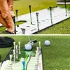 Other Golf Products Putting Mirror Swing Straight Practice Eye Line Accessories Putter Alignment Training Aid Trainer 230325