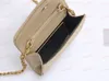 Envelop Tas Ketting Mini Lady Cross Body Bag Luxe Beroemdheid Banket Mode Tassen Designer Zwart Wit Abrikoos Portefeuilles Maten 14*3*8 cm