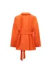 Damskie garnitury Blazer 2023 Spring Fashion Dress Z kołdarka z płaszczem z paskiem Vintage Long Rleeve Pockets żeńska odzież wierzchnia Chic 230325