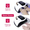 Asciuga unghie SUN X11 MAX Lampada UV LED per manicure 280 W Asciugatrice per smalto gel con ampio display LCD Touch 66 LED Asciugatrice intelligente 230325