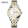 Montres-bracelets Top Marque Nesun Hommes Business Automatique Saphir Cristal Japon MIYOTA NH36A Mécanique Mâle Cadeau Horloge 5ATM MS9201BG