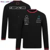 Camisetas masculinas Novo Time 1 Team F1 Terno de corrida masculino A camiseta há muito tempo personalizada F1 Oficial Mesmo modelos de fãs de roupas 0325H23