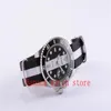 Wristwatches Sapphire Glass 40MM White Black Dial Date Magnifier Luminous Marks Ceramic Bezel MIYOTA Automatic Movement Men's Watch