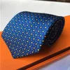 2023 Nuevo diseñador de lujo 100% corbata de seda negro azul jacquard tejido a mano para hombres boda casual y negocios moda hawaii corbatas 881L1 2VDS