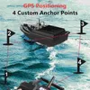 Electricrc Boats Fishing Aas Boat With Bag GPS Auto Return 2kg Laad Bin 500m Afstand Night Light 12000mAh 6 uur Scheepspeelgoed 230325