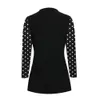 Women's Plus Size TShirt Yitonglian Women's Vintage Polka Dot Blouse Elegant Casual Tops for Work Plus Size Long Sleeve Shirt H414D 230325