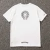 Ch Luxury Tシャツファッション女性ブランドTOTES TEES MEN SANSKRIT LETTERカップルスウェットシャツ馬蹄花粉の花ポロスクロスユニセックスティーTシャツ626y