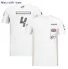 T-shirts pour hommes Été F1 Polos T-shirt décontracté T-shirt de pilote de Formule 1 T-shirts Même Sty Fans de course Séchage rapide Tops Workwear Team Uniformes Personnalisé 0325H23