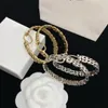 Hot designer hol oorbellen Mode hoepel oorbellen voor dame Vrouwen Party oorbel Nieuwe Bruiloft Liefhebbers gift engagement Sieraden voor bruid HMER2 --03