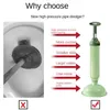 Other Bath Toilet Supplies Vacuum Pump Leather Suction Pvc Sewer Dredge Strap Plug Dredger Dredging Artifact 230324