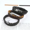 Bangle Trendy Beaded Bracelet For Men Explosive Natural Stone Cross Stainless Steel Tiger Eye Men's Jewelry Gift