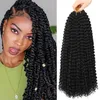 Ombre 100% Kanekalon Bohème Passion Twist Cheveux 18 pouces Tresses Vague D'eau Passion Twist Crochet Cheveux