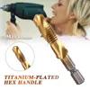 Novo titânio banhado a hexhank hss para parafuso rosca métrica Tap Bits Machine Composto M3 M4 M5 M6 M8 M10 Ferramentas de Reparo de Toolshome Hand Toolshome