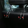 NYA 2st BLING SEAT Back Hanger Hook Diamond Car Back Seat Accessories Universal Holder Hook Hållbar Steel Organizer Bag Hanger Rack