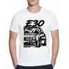 Erkek Tişörleri Serin Otomotiv W201 190E CAR TURBO E36 M3 Kentsel Stil Tişört Erkekler Tshirts Homme Klasik Vintage Tshirt Erkekler Camisetas 230325