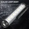 Mini Led Pocket Flashlight XPE COB LAMP kralen Ultra heldere fakkel met clipmagneet Werklicht Waterdichte USB Oplaadbare zaklamp