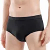 Onderbroek heren briefs sexy ondergoed mannen katoen comfortabel massief midden taille slipje mannelijke ondergoed ademende 3D -zakje
