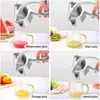 Fruit Vegetable Tools Manual Juice Squeezer Rostfritt stål Handtryck Orange Juicer Pomegranat Lemon Kök Tillbehör 230324