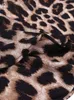 Lässige Kleider ZANZEA Party Vintage Leopard Robe 2023 Herbst Langarm Maxi Vestidos Mode Übergroßen Frauen Hemd 1 230325