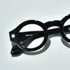 Солнцезащитные очки рамы ретро круглые ацетатные оптические очки мужчины женщины ручной работы винтажные миопии, рецептные очки, дизайнерские очки 230325