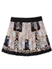 Golf Shorts Fashion Golf Women's Clothing Spring and Summer Half-length Short Skirt Sports Leisure Print Pleated Skirt including pants 230324