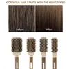 Hair Brushes 4 Sizes Professional Salon Styling Tools Round Comb dressing Curling Barrel 20826 230325