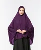 Etniska kläder muslimska kvinnor lång hijab en bit ai amira khimar islmaiska bönkapslar arabiska blygsamma hijabs nacke brösttäcke hatetnic