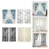 Curtain & Drapes Pair Of Blackout Curtains Panels Washable Window 3D Digital Painting Draperies For Decor Clubs Living Room Balcony ElCurtai