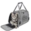 Sac de transport de chien de transporteurs de chat sac à dos portatif avec la compagnie aérienne de fenêtre de maille a approuvé le petit transport d'animal familier pour des chiens