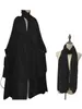 Ethnic Clothing Muslim Cardigan with Scarf Abayas Dresses Chiffon Open Abaya Dubai Turkey Kaftan Casual Robe Kimono Female Caftan Islam 230324