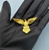 Broszki szpilki klasyczne złoto -plisowane orła masońska broszka „Zjednoczony stan amerykański” freemasonry imprezowy pin biżuterii Prezenty biżuterii