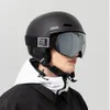 スキーヘルメットCopozz Winter Ski Snowboard Helmet Half-Covered Anti-Impact Safety Helmet Cycling Snowmobile Ski Protective for Kid 230324